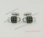 High Quality Replica Mont blanc Cufflinks Starwalker Black With Stainless Steel 